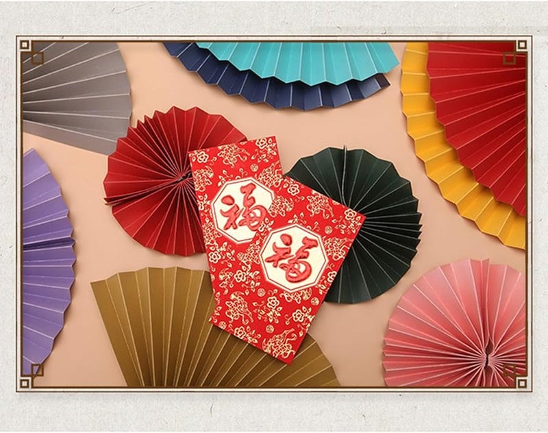 Light Pink Portable Folding Hand Fan Photography Prop Makeup Background Ornament - Image 1